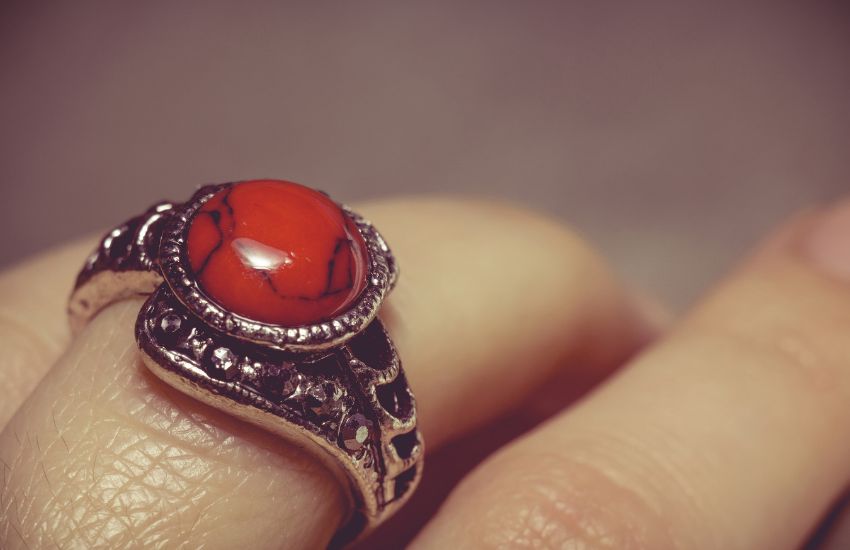 Red Coral Rings