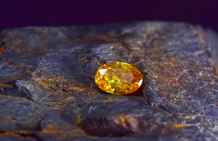 Unheated Yellow Sapphire Natural Beauty at Clio Jewellery, Dubai